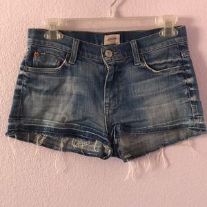 Blue Hudson jean shorts